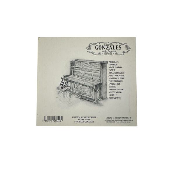 Chilly Gonzales - Solo Piano II CD Latin French Modern 14 Tracks - Picture 3 of 3